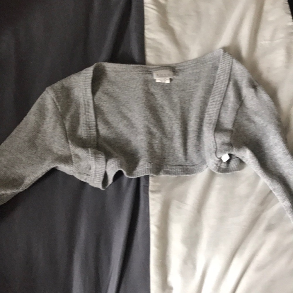 Grey dress/ blouse cover
